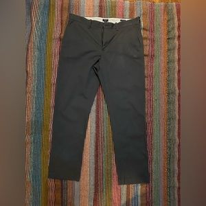 JCrew Factory Straight Fit Flex Chino, Grey, Size 34/32.